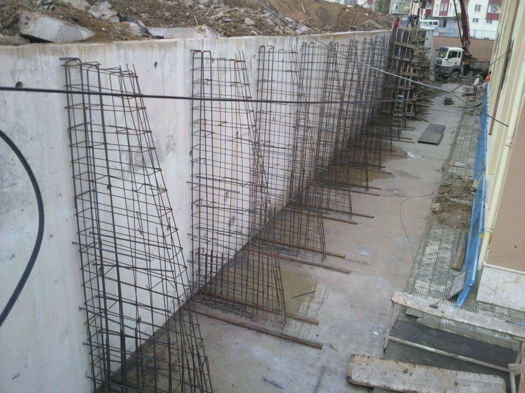 GEBZE KOCATEPE PRIMARY SCHOOL RETAINING WALLS CONSTRUCTION